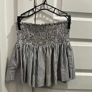 Erica Koch Shorts - Black and White Stripe